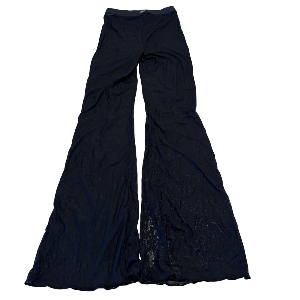 ALO Yoga Mesh High-Waist Flicker Black Pant Women's X-Small XS